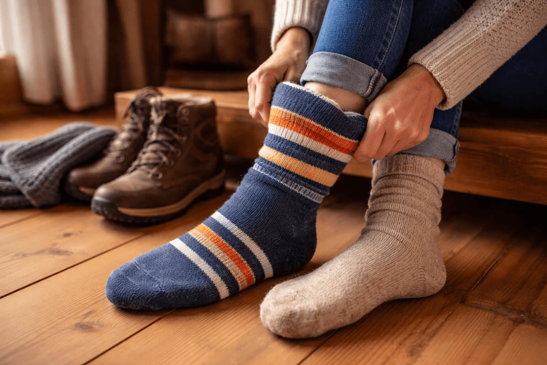 mettre deux paires de chaussettes