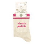 chaussettes à bandes maman parfaite