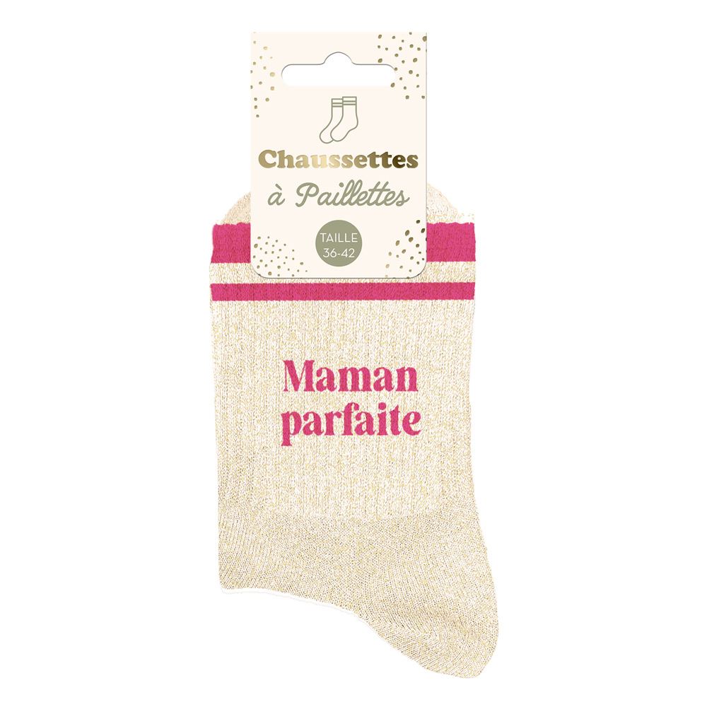 chaussettes à bandes maman parfaite