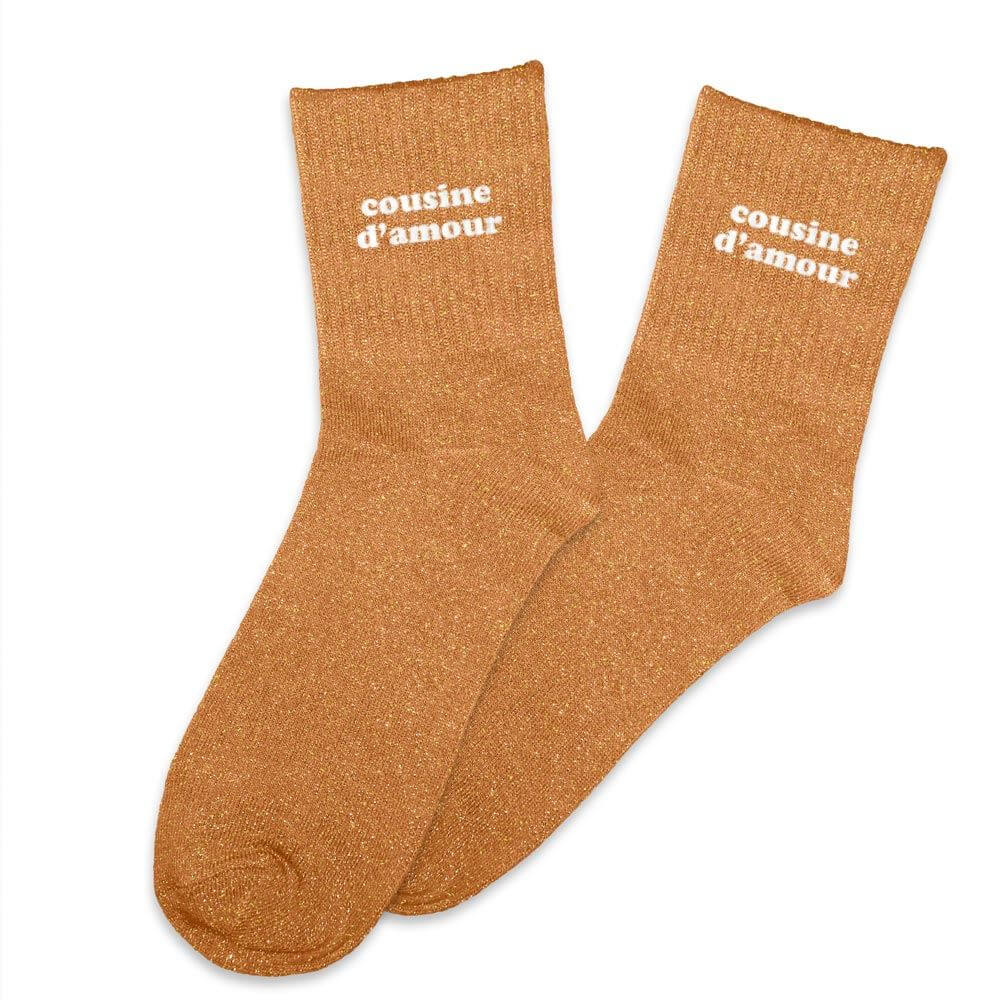 Chaussettes à paillettes Cousine D'amour