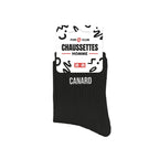 chaussettes homme canard noir