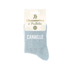 chaussettes à paillettes canaille