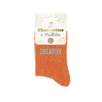 Chaussettes paillettes créative