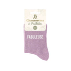chaussettes à paillettes fabuleuse