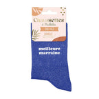 Chaussettes à paillettes Meilleure marraine
