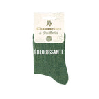 chaussettes paillettes éblouissante