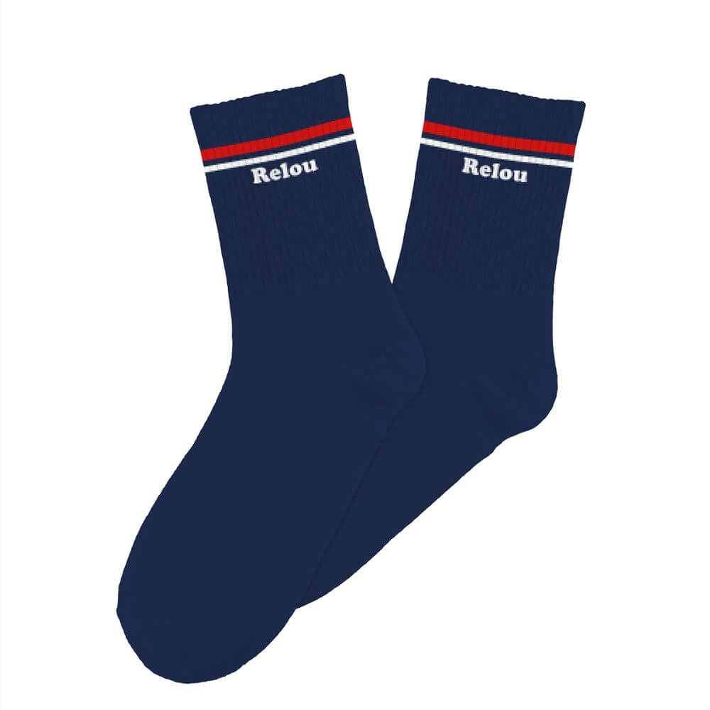 chaussettes relou bleu marine