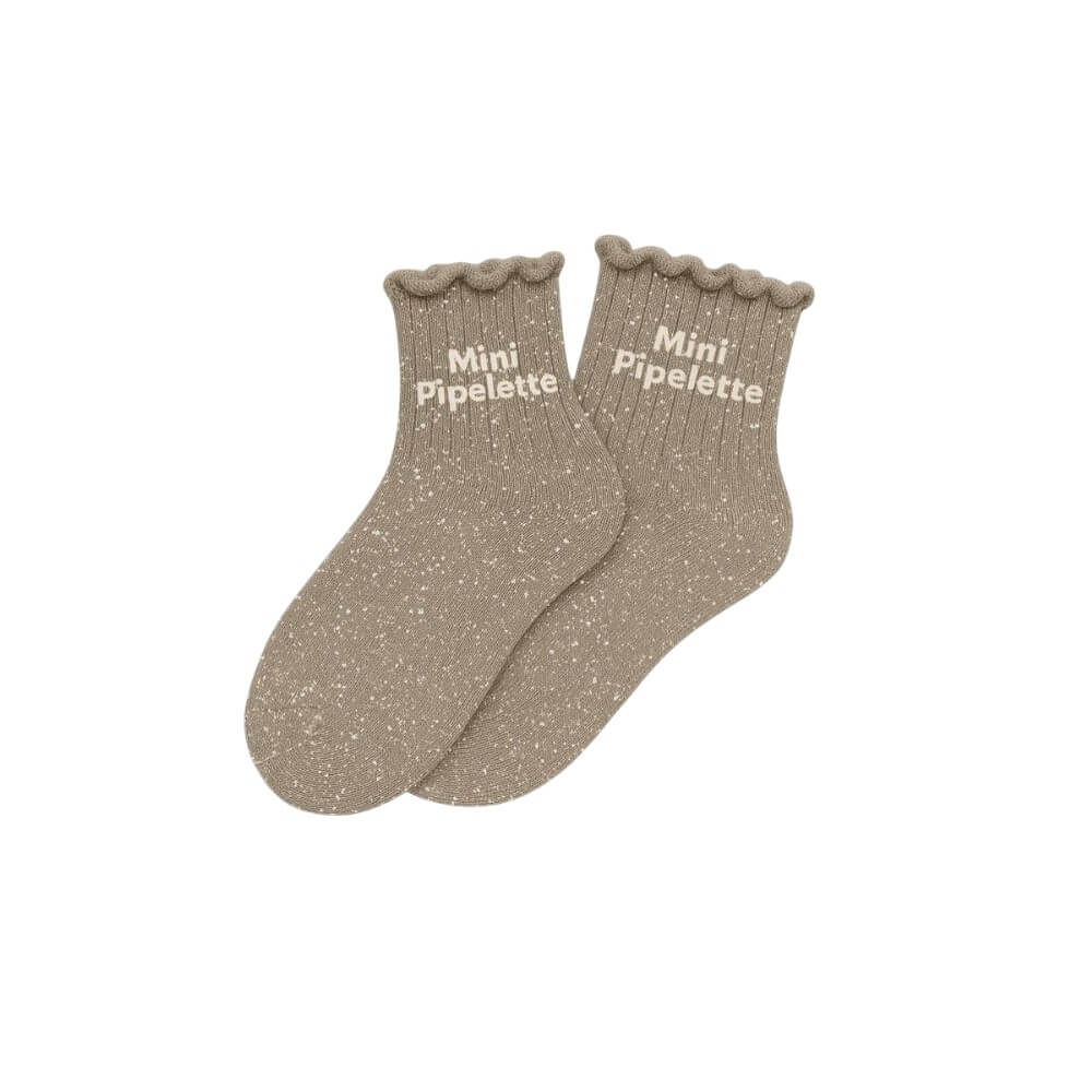 chaussettes à paillettes enfant Mini pipelette Woom