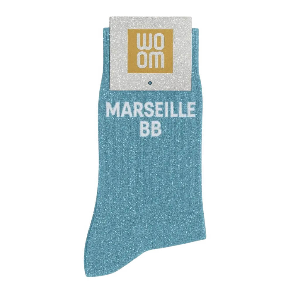 chaussettes à paillettes Marseille BB Woom