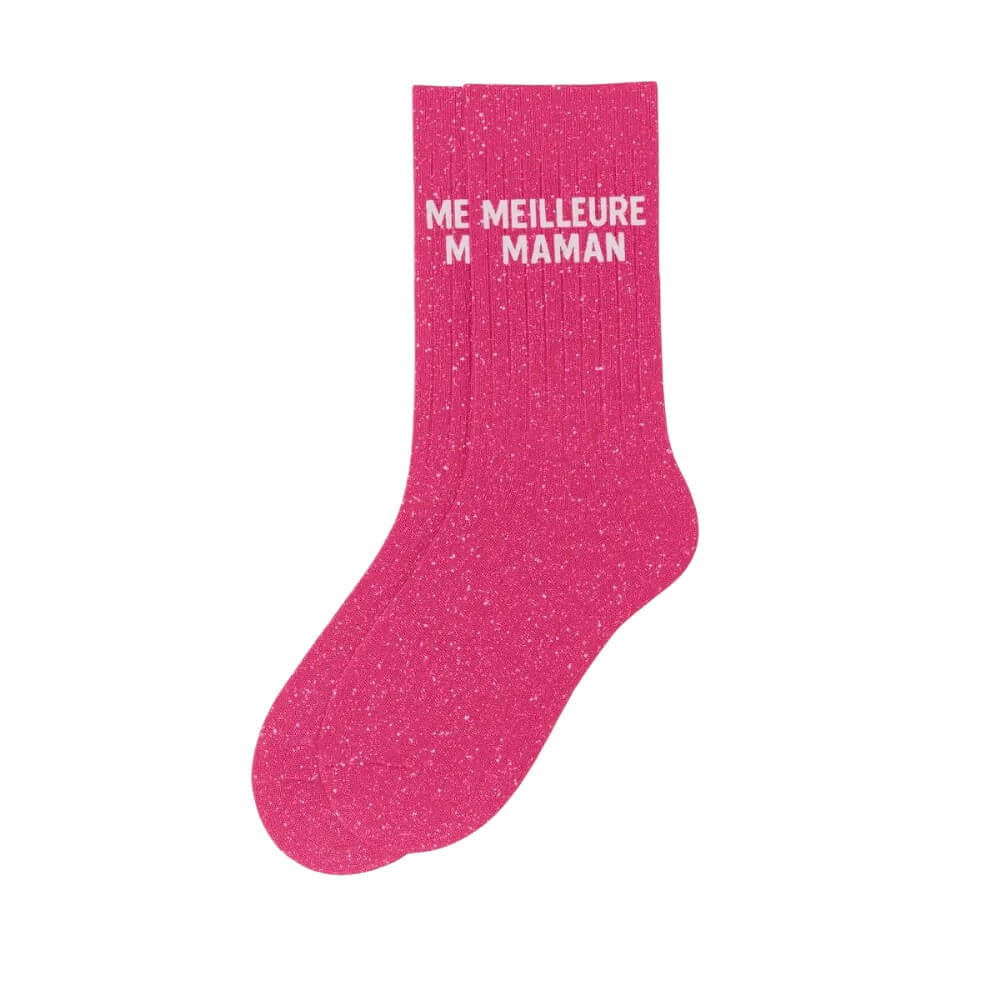 chaussettes à paillettes Meilleure maman Woom