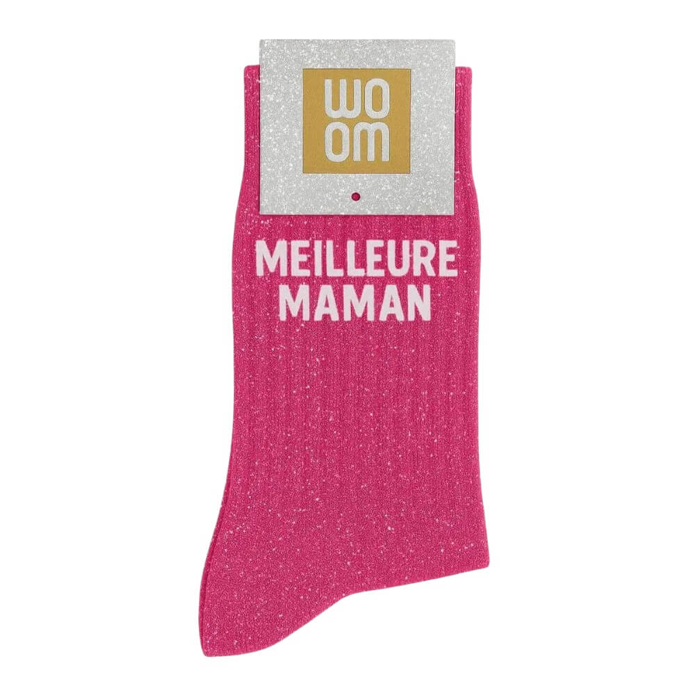 chaussettes à paillettes meilleure maman Woom