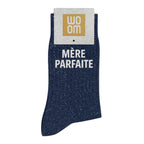 chaussettes à paillettes Mère parfaite marine Woom