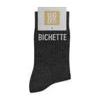 chaussettes à paillettes Bichette noir Woom