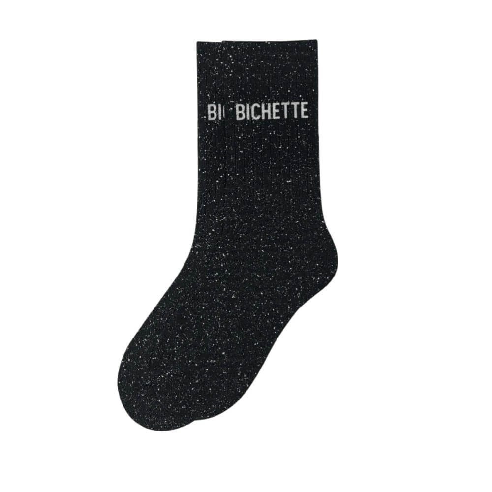 chaussettes à paillettes Bichette noir Woom