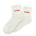 Chaussettes à paillettes Je t'aime