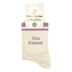 chaussettes  bandes tata d'amour