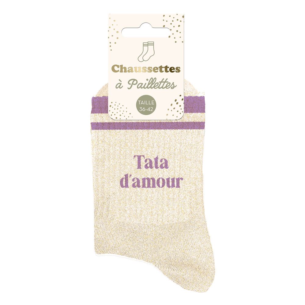 chaussettes  bandes tata d'amour