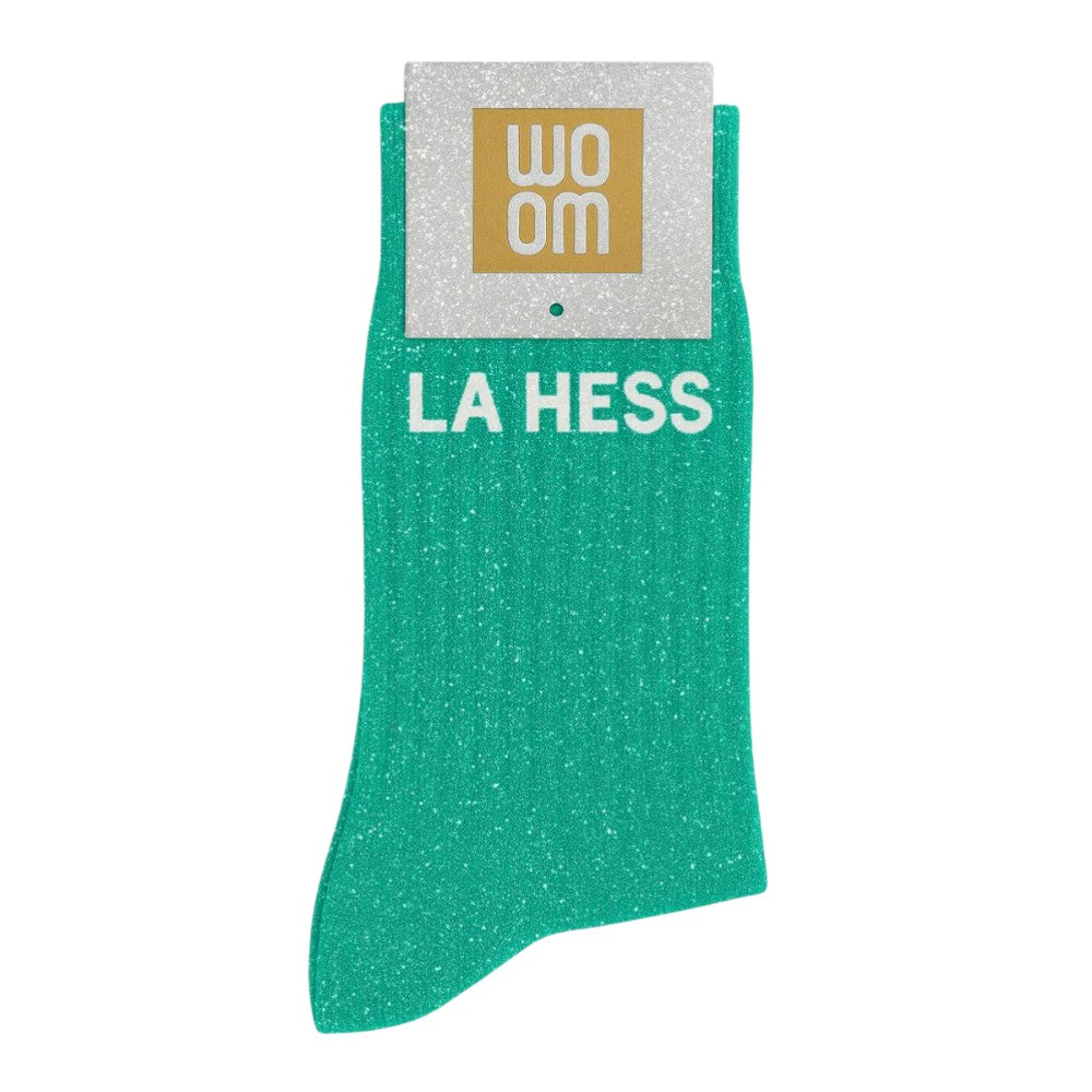 chaussettes à paillettes La Hess Green Woom