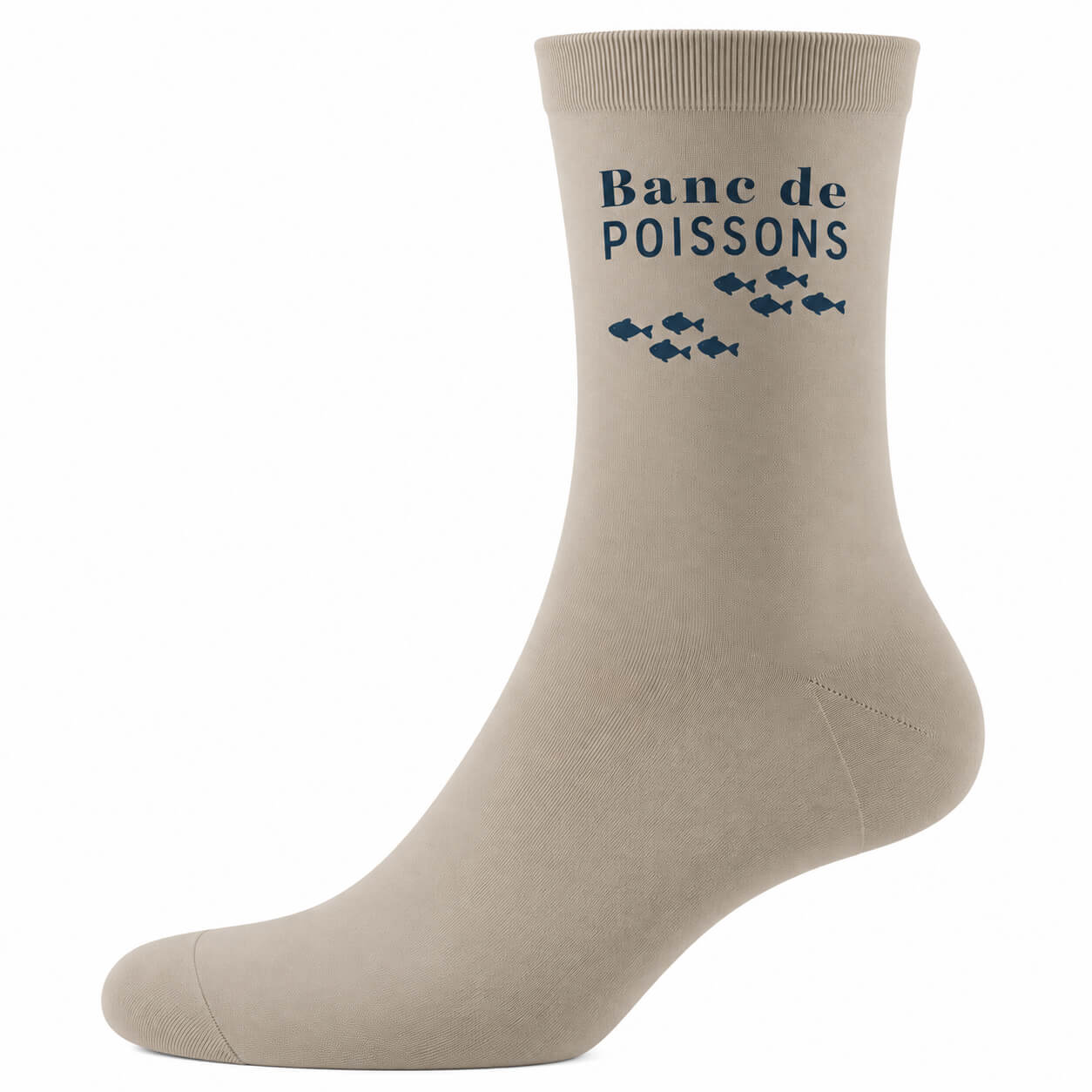 chaussettes banc de poissons