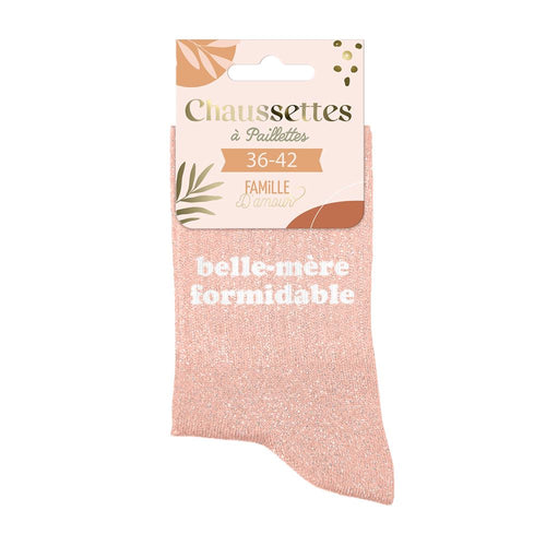 Chaussettes à paillettes Belle-mère formidable