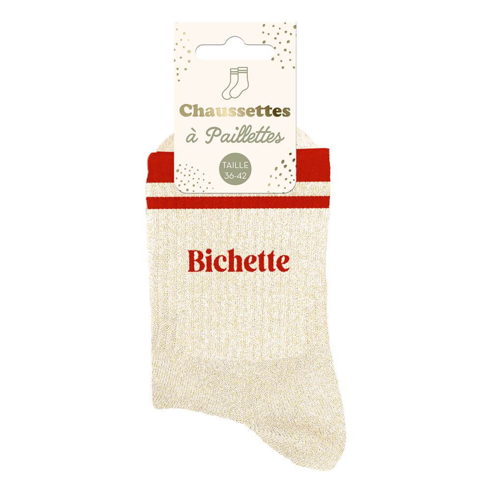 chaussettes bichette à bandes