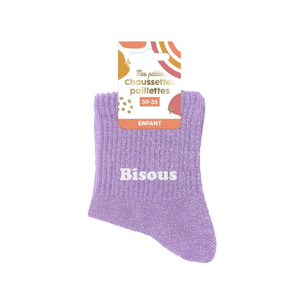 chaussettes bisous enfant