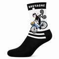 chaussettes bretonne à vélo