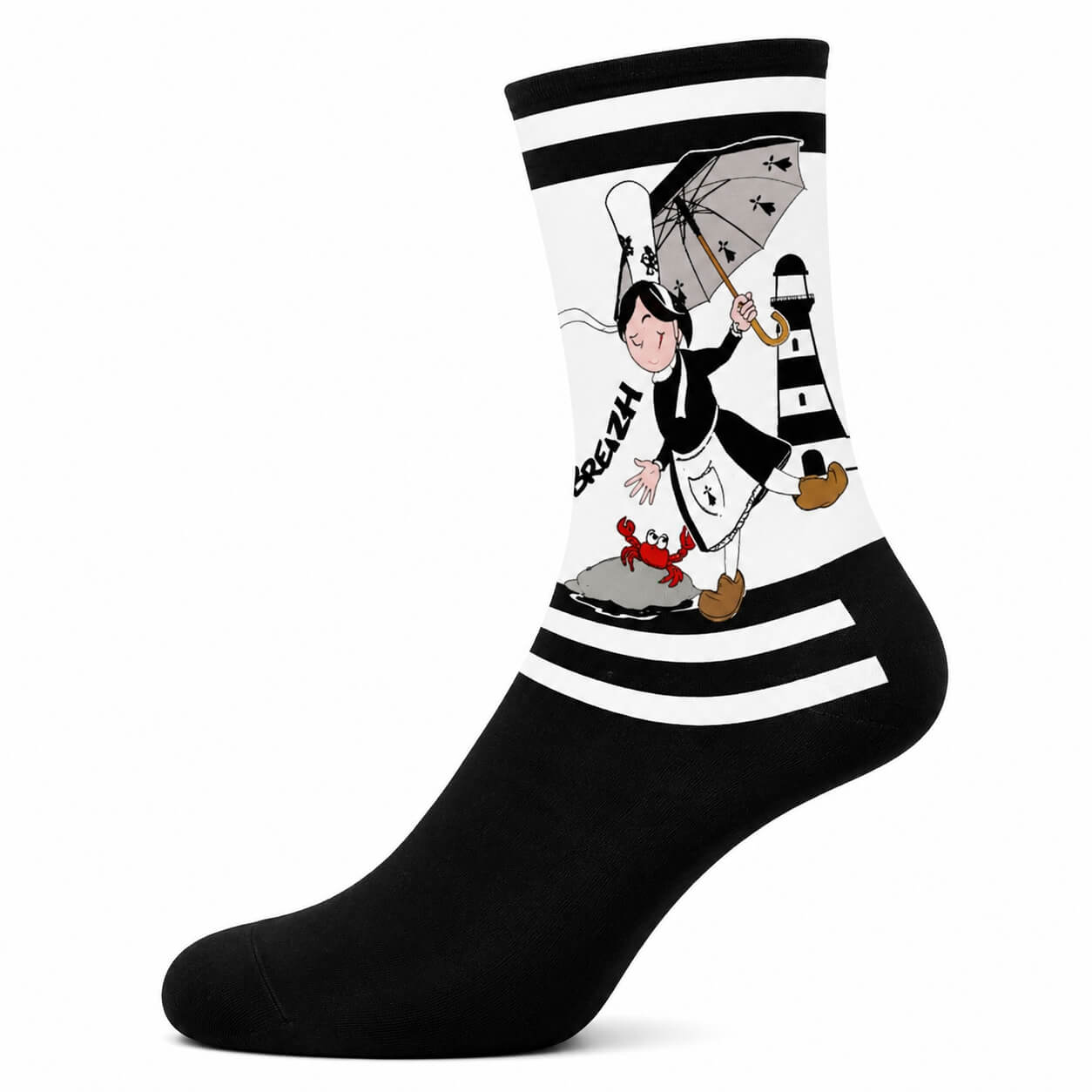 chaussettes Bretonne en balade