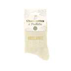 chaussettes brillante