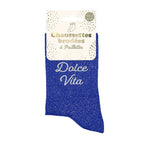 chaussettes brodées Dolce Vita