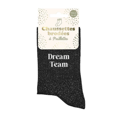 chaussettes brodées Dream Team