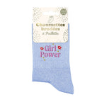 chaussettes brodées Girl Power