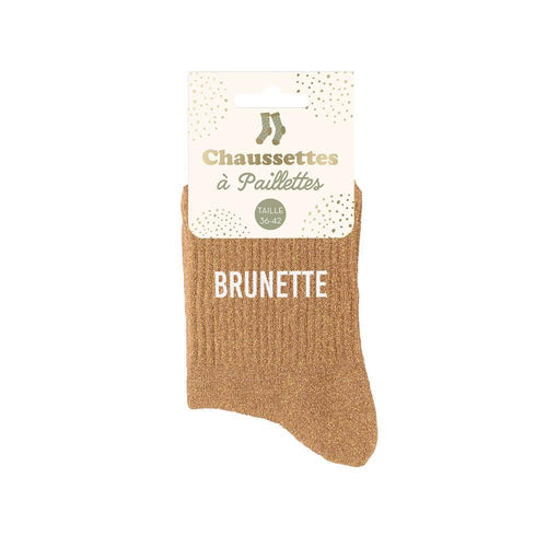 chaussettes brunette