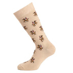 chaussettes cavaliers homme Maison Broussaud couleur granit 