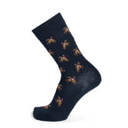 chaussettes cavaliers homme Maison Broussaud couleur marine