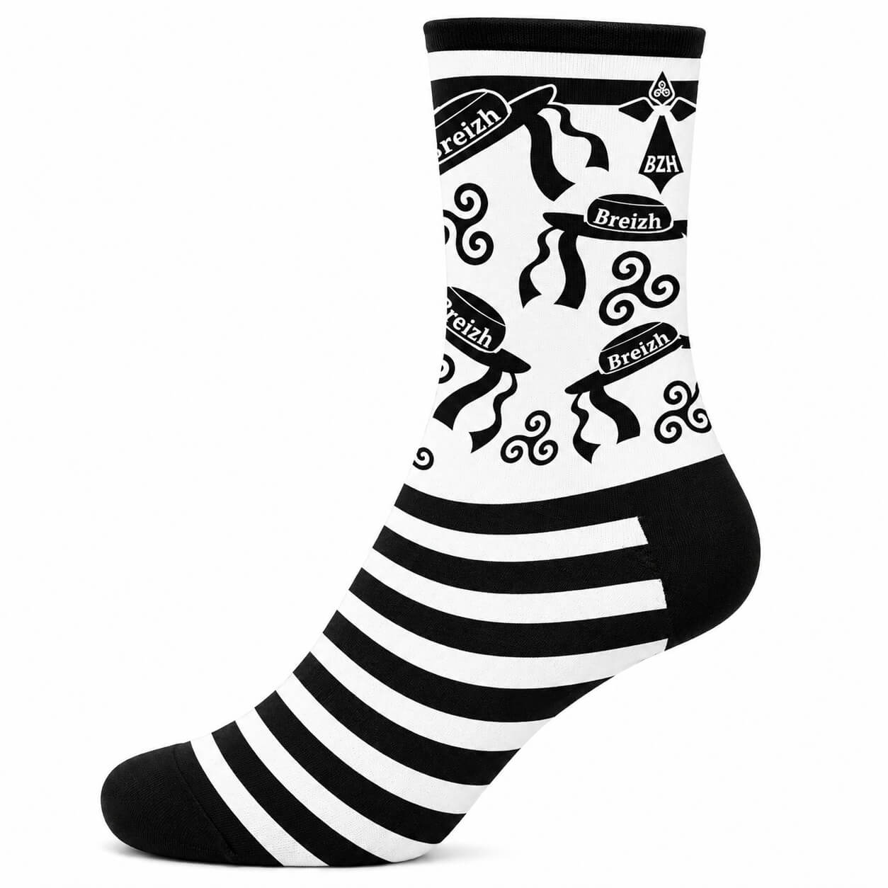 chaussettes chapeau breton