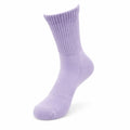 chaussettes côtelées unies couleur lila