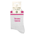 chaussettes Drama queen à bandes
