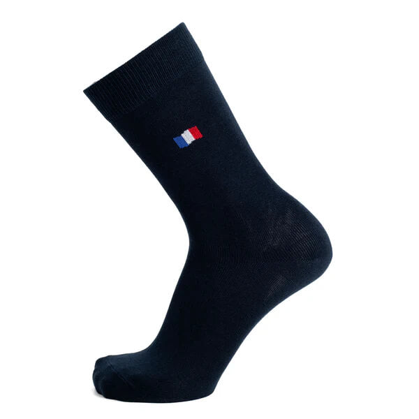 chaussettes drapeau bleu blanc rouge