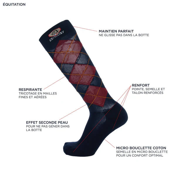 Chaussettes équitation Maison Broussaud