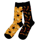 chaussettes fantaisie barbecue saucisse