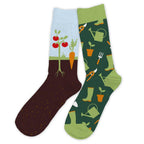 chaussettes fantaisie passion jardin duo