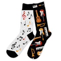 chaussettes fantaisie passion musique duo