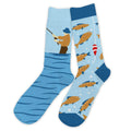 chaussettes fantaisie passion pêche duo