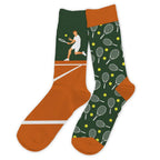 chaussettes fantaisie passion tennis duo
