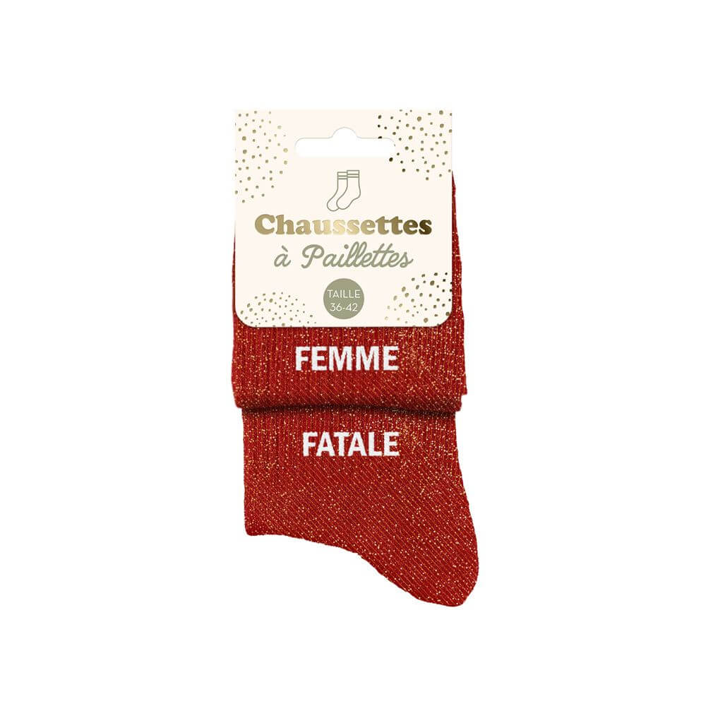 chaussettes femme fatale