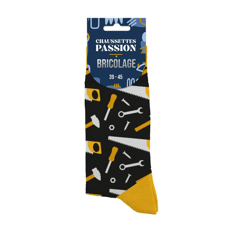 chaussettes homme passion bricolage