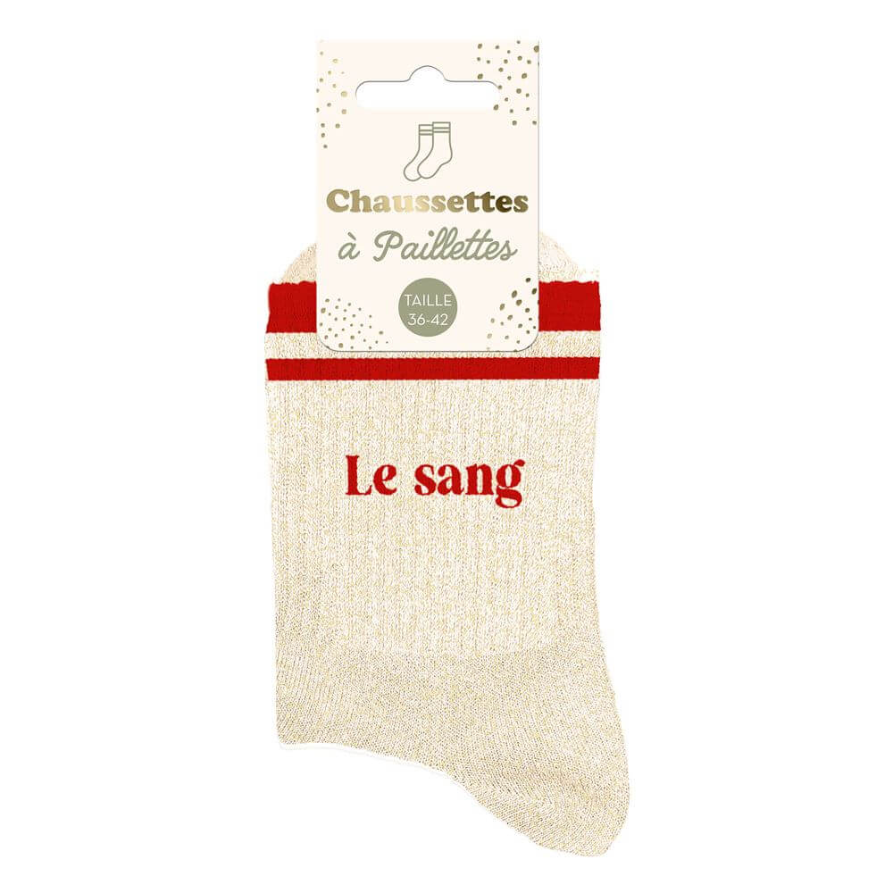chaussettes Le sang à bandes