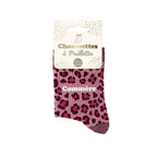 chaussettes léopard commère