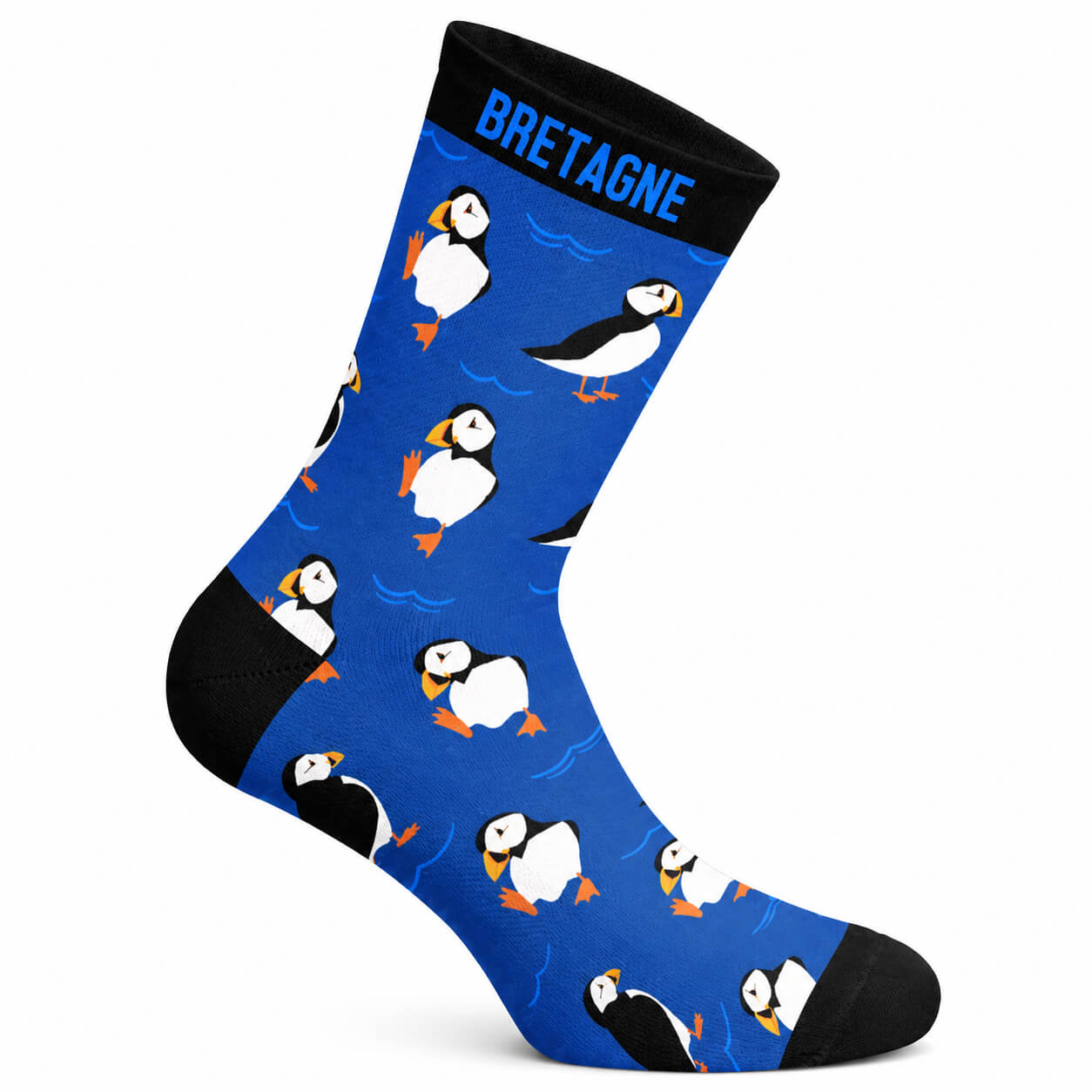 chaussettes macareux bretagne